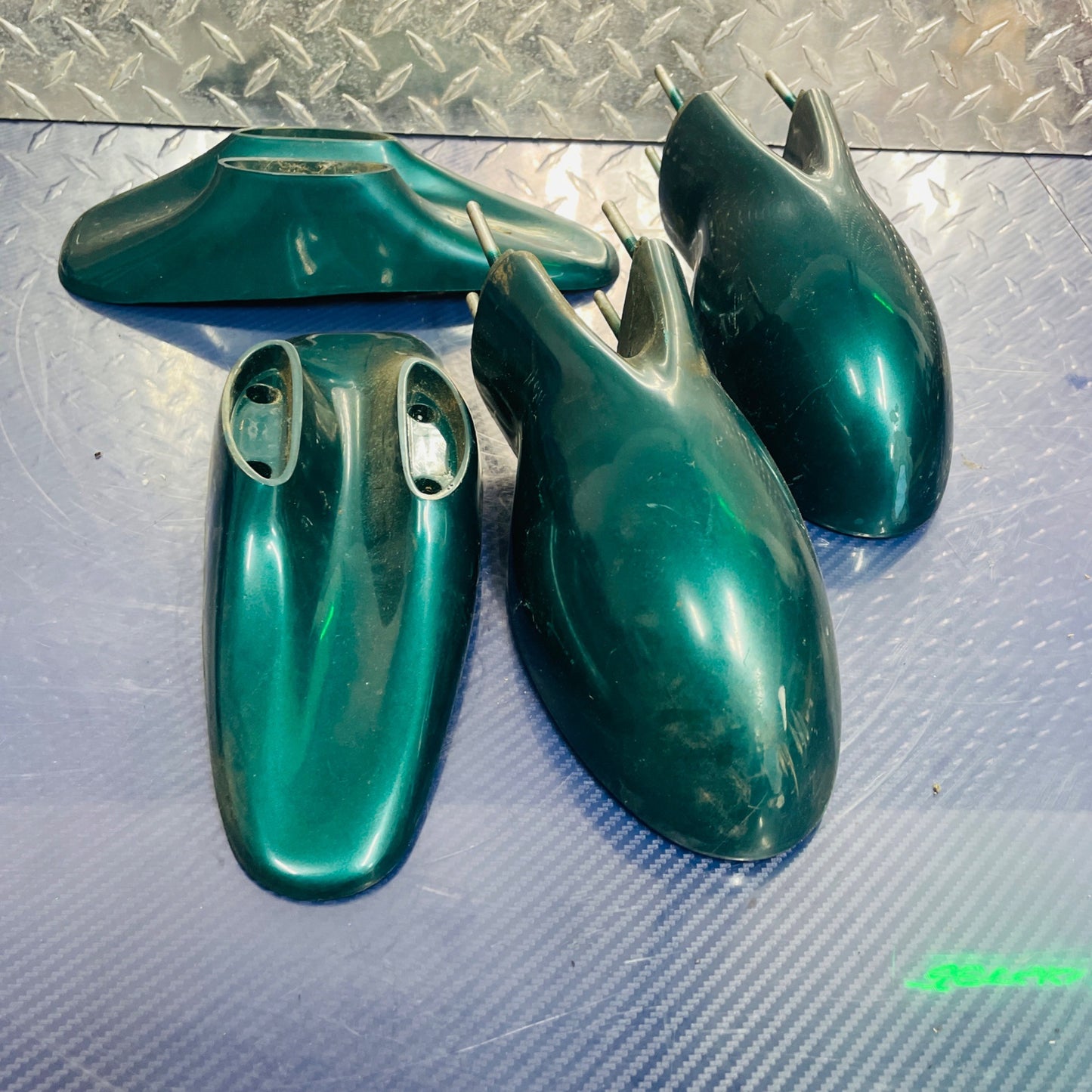 Seadoo 1997 GTX 787 800 Green Left & Right Mirror